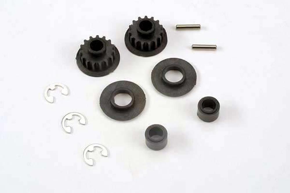 zTraxxas 4395 - Pulley 15-Groove (2)/ Axle Pins (2)/ Top Shaft Spacers