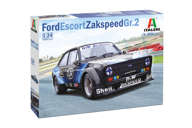 Italeri 3664 1/24 FORD ESCORT ZAKSPEED Gr.2 (8948590674157)