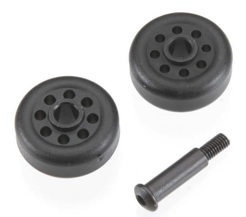 Traxxas 6977 - Wheels (2)/ axle (1) (for wheelie bar #6978)