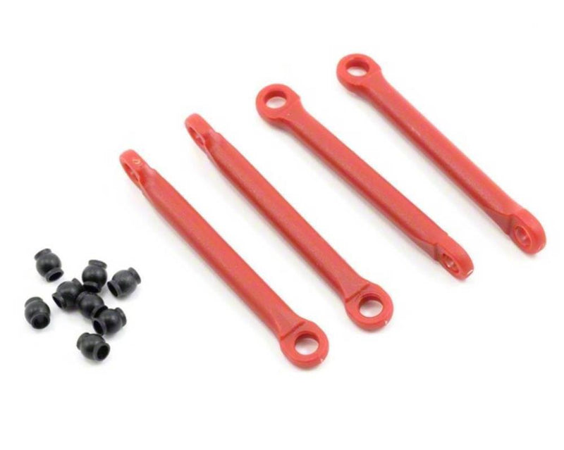 Traxxas 7018 - Push Rod (Molded Composite) (Red) (4)/ Hollow Balls (8)