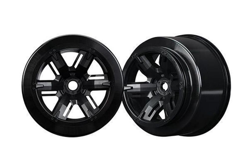Traxxas 7771 - Wheels X-Maxx Black (Left & Right) - Hobby City NZ