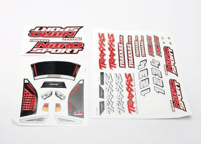 Traxxas 4513R - Decal Sheets Nitro Sport