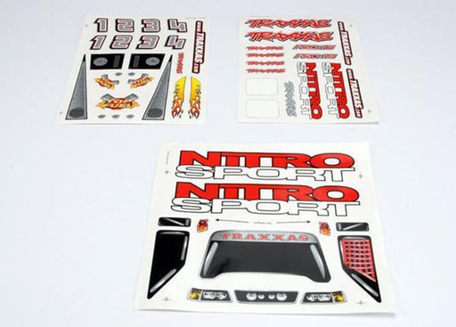 zTraxxas 4513X - Decal Sheet Nitro Sport (769157955633)
