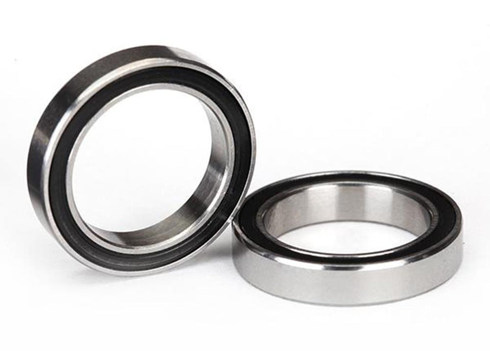 Traxxas 5102A - Ball bearings black rubber sealed (15x21x4mm) (2) (769163296817)