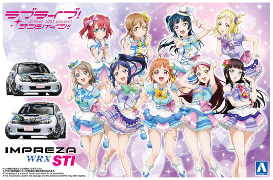 Aoshima 6876 1/24 LOVELIVE! SUNSHINE IMPREZZA WRX STi (9201981620461)