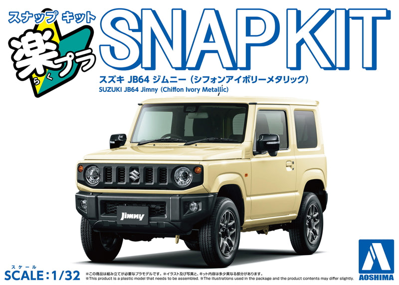 Aoshima 6597 1/24 JIMNY 2018 CHIFFON IVORY MET