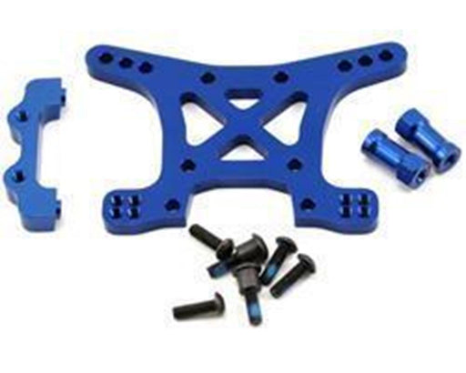 Traxxas 6839X - Shock Tower Front 7075-T6 Aluminum (Blue-Anodized) (769273233457)