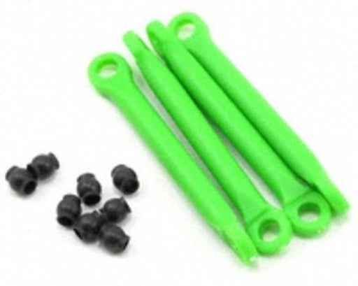 zTraxxas 7018A - Push Rod (Molded Composite) (Green) (4)/ Hollow Balls (769276870705)