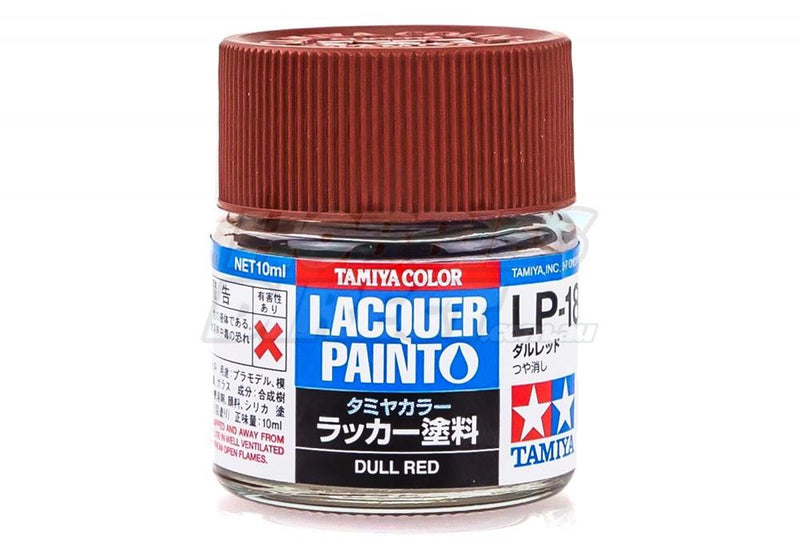 Tamiya 82118 LP-18 Dull Red Lacquer Paint 10ml