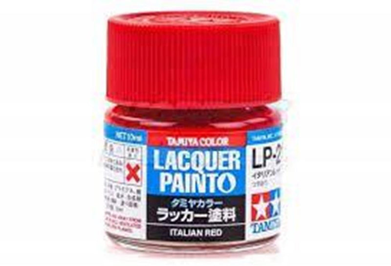 Tamiya 82121 LP-21 Italian Red Lacquer Paint 10 ml