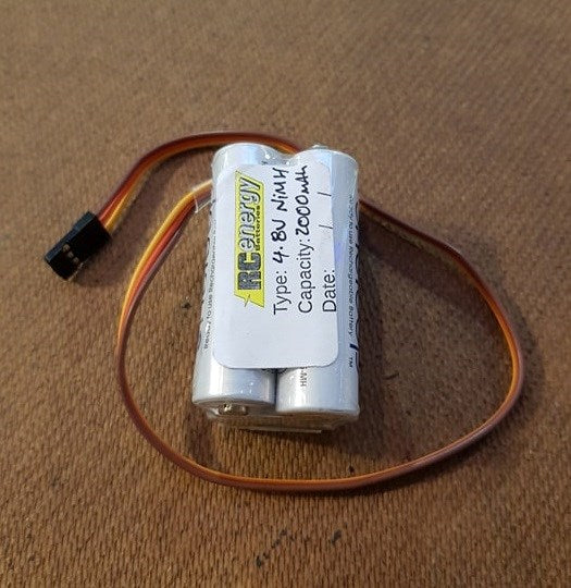Eneloop 4-Cell Square 4.8V 2000mAh AA/R6 NiMH Pack - JR/Servo Connector