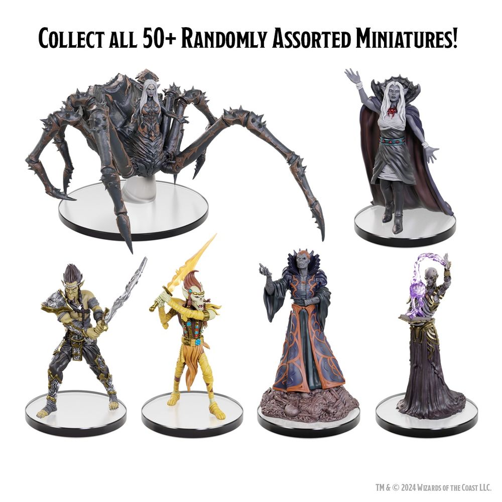 WizKids D&D Icons of the Realms 50th Anniversary 8ct Miniature Booster Set