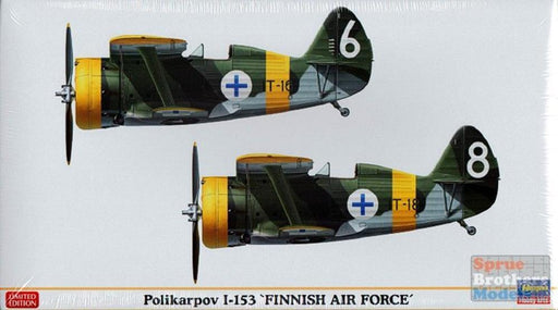 Hasegawa 02144 1/72 Polikarpov I- 153 Finn Air Force (2 kits) Limited Edition (7650636562669)