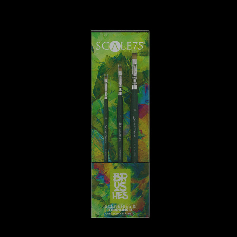 Scale 75 SBR-005 Brushes Sceneries & Terrains Ii Brushes