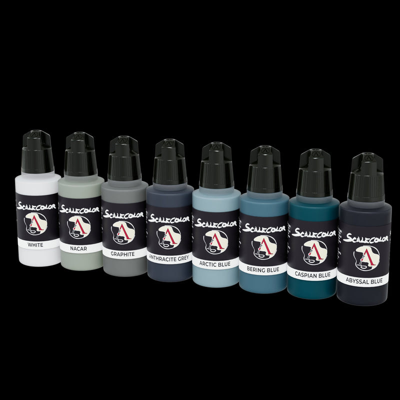 Scale 75 SSE-001 Scalecolor NMM Steel Paint Set