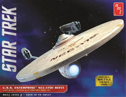 AMT 1080 1/537 Star Trek USS Enterprise Refit (8324637032685)