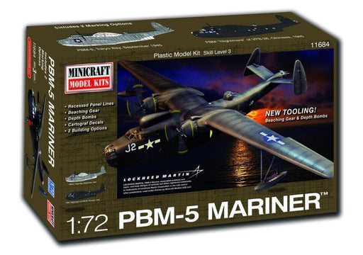 Minicraft Model Kits 11684 1/72 Martin PBM-5 Mariner USN (New Tooling) (8324637294829)