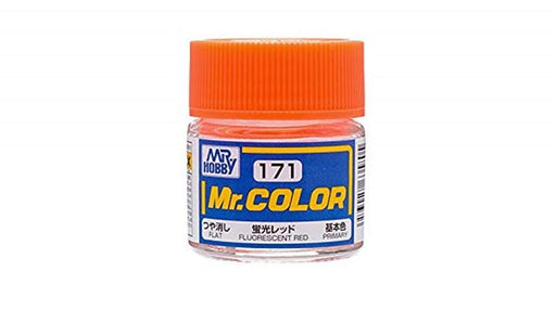 Gunze C171 Mr. Color - Semi Gloss Fluororescent Red (7650645475565)