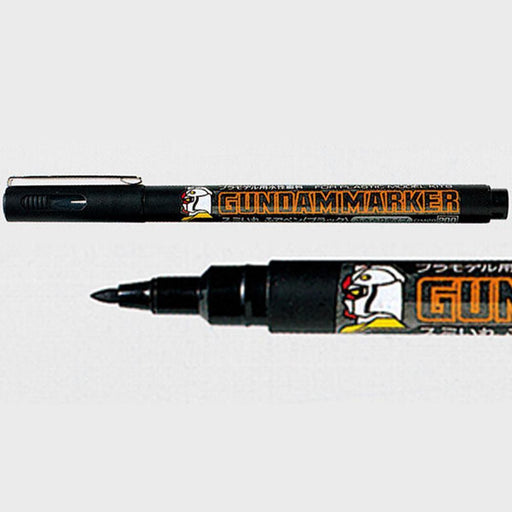 Gunze GM20 Gundam Marker Brush Type Black (7650647048429)