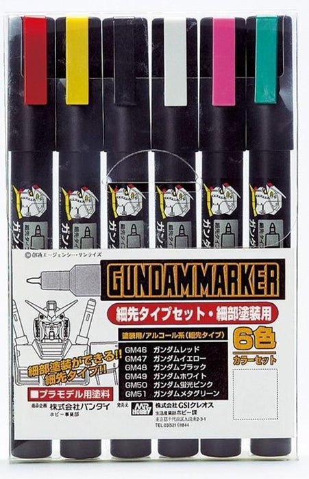 Gunze GMS110 Gundam Fine Edge Marker Set (7637245821165)