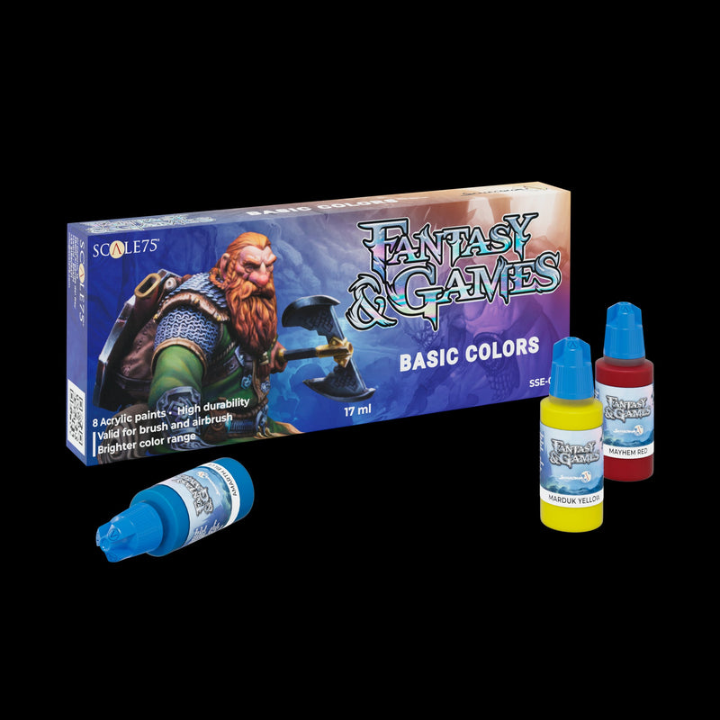 Scale 75 SSE-078 Fantasy Colours Basic Colors Paint Set