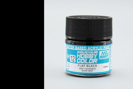 Gunze H012 Mr. Hobby Aqueous Flat Black (8177830101229)