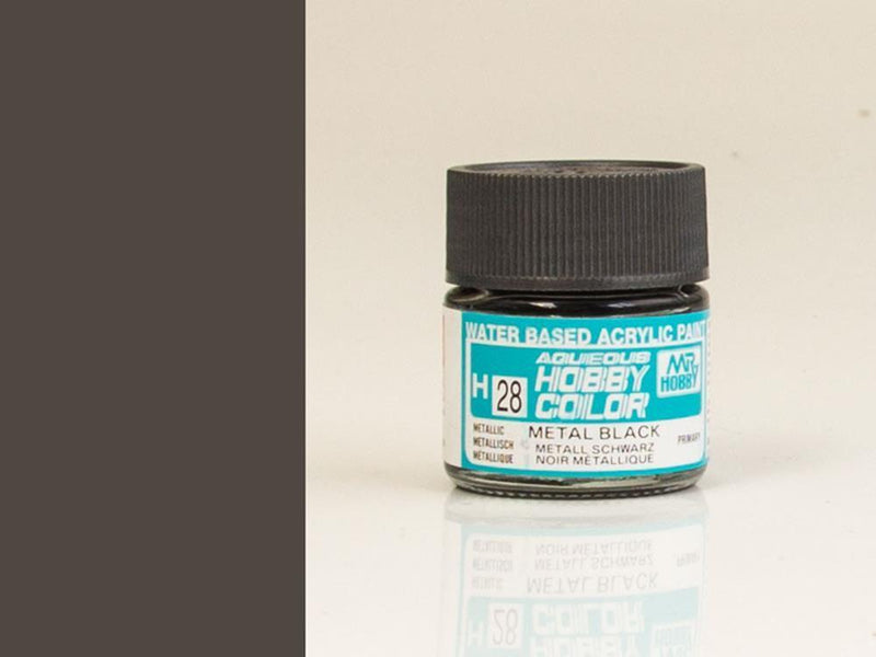 Gunze H028 Mr. Hobby Aqueous Metallic/Gloss Black