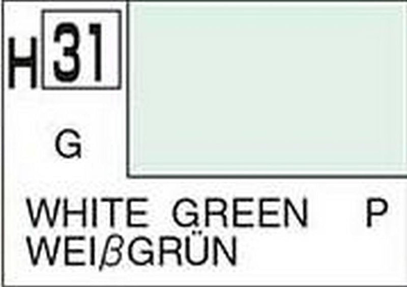 Gunze H031 Mr. Hobby Aqueous Gloss White Green