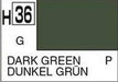 Gunze H036 Mr. Hobby Aqueous Gloss Dark Green (7650654453997)