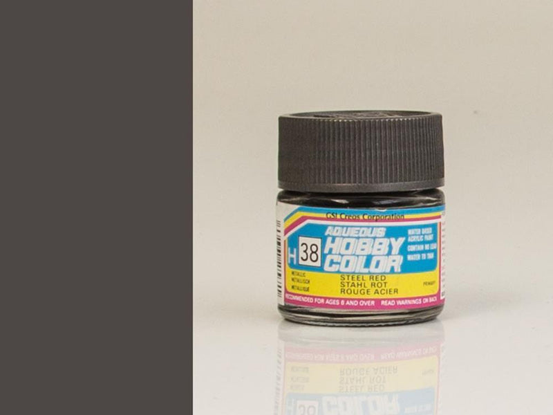 Gunze H038 Mr. Hobby Aqueous Gloss Steel Red