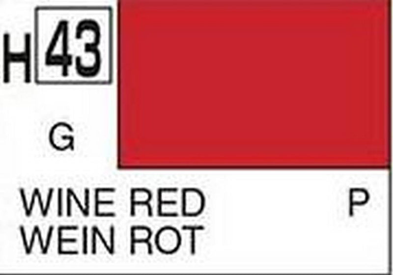 Gunze H043 Mr. Hobby Aqueous Gloss Wine Red - Hobby City NZ