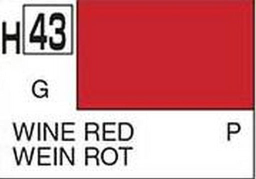 Gunze H043 Mr. Hobby Aqueous Gloss Wine Red - Hobby City NZ