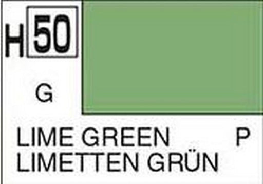 Gunze H050 Mr. Hobby Aqueous Gloss Lime Green (7650655764717)