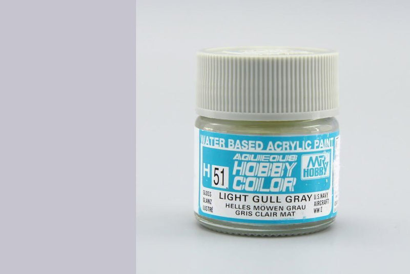 Gunze H051 Mr. Hobby Aqueous Gloss Light Gull Grey