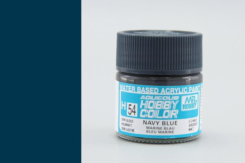 Gunze H054 Mr. Hobby Aqueous Semi-Gloss Navy Blue