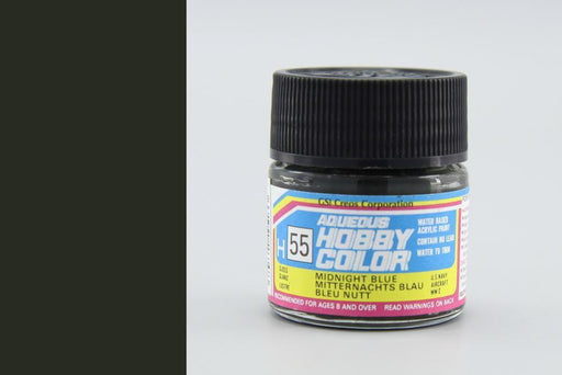 Gunze H055 Mr. Hobby Aqueous Gloss Midnight Blue - Hobby City NZ