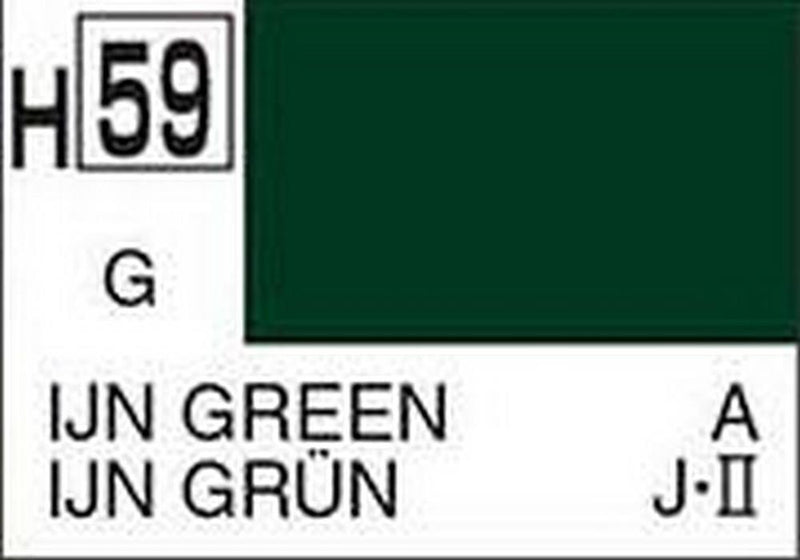 Gunze H059 Mr. Hobby Aqueous Gloss IJN Green
