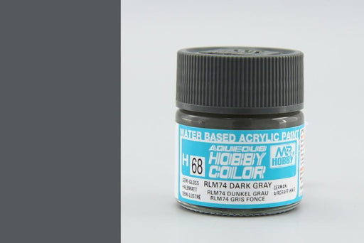 Gunze H068 Mr. Hobby Aqueous Semi-Gloss RLM Dark Grey - Hobby City NZ