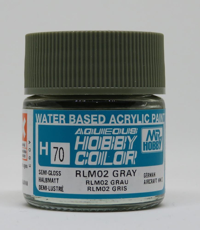 Gunze H070 Mr. Hobby Aqueous Semi-Gloss RLM Grey