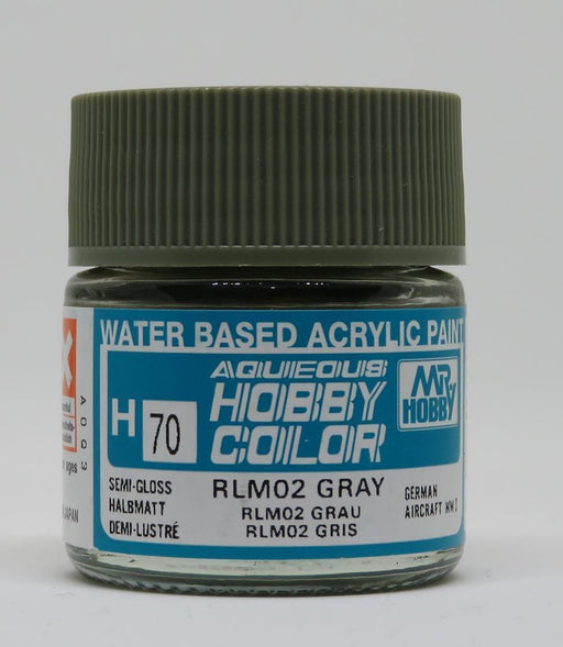 Gunze H070 Mr. Hobby Aqueous Semi-Gloss RLM Grey (7637265187053)