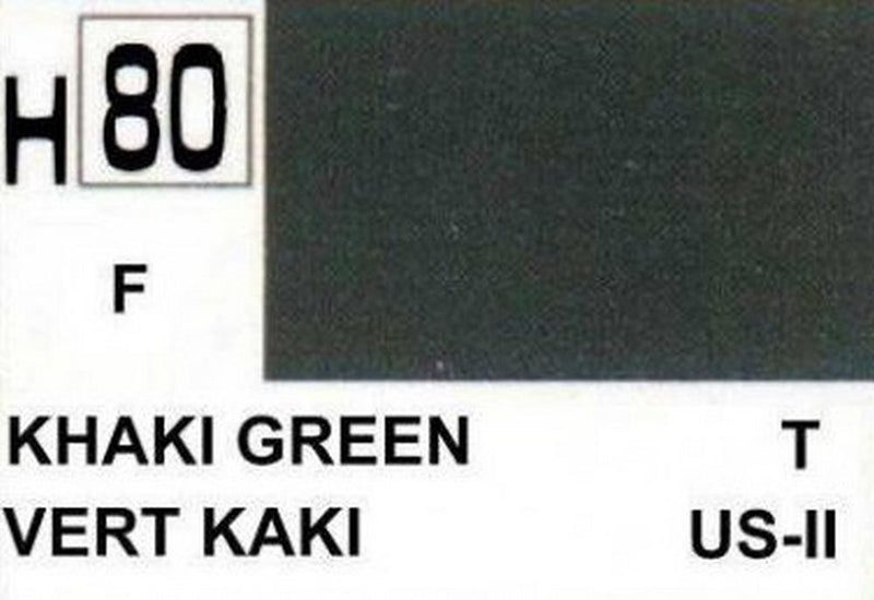 Gunze H080 Mr. Hobby Aqueous Flat Khaki Green