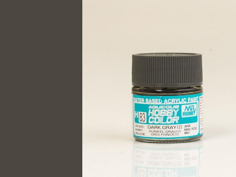 Gunze H083 Mr. Hobby Aqueous Semi-Gloss Dark Grey 2