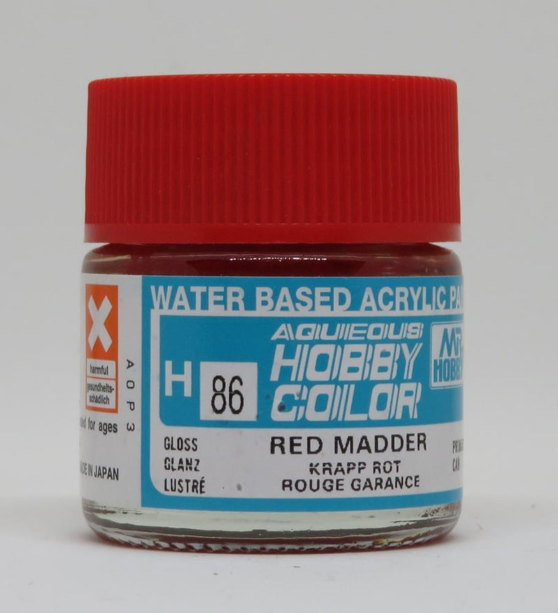 Gunze H086 Mr. Hobby Aqueous Gloss Red Madder