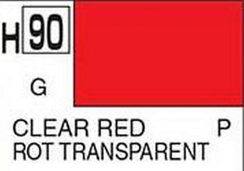Gunze H090 Mr. Hobby Aqueous Gloss Clear Red
