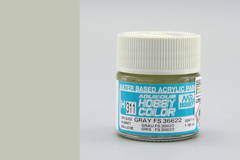 Gunze H311 Mr. Hobby Aqueous Semi-Gloss Grey FS 36622