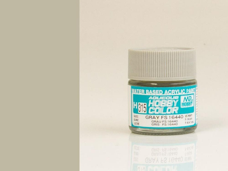 Gunze H315 Mr. Hobby Aqueous Gloss Grey FS 16440