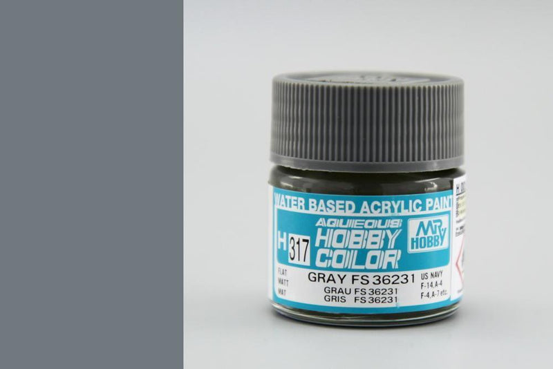 Gunze H317 Mr. Hobby Aqueous Flat Grey FS 36231