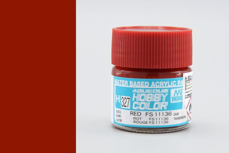 Gunze H327 Mr. Hobby Aqueous Gloss Red FS 11136