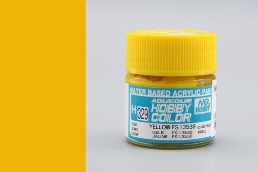 Gunze H329 Mr. Hobby Aqueous Gloss Yellow FS 13538 - Hobby City NZ