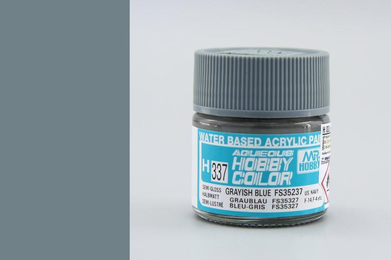 Gunze H337 Mr. Hobby Aqueous Semi-Gloss Greyish Blue